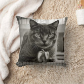 cat and green pepper クッション (ブランケット)