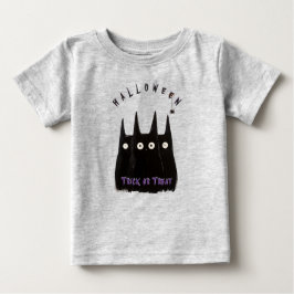 Cat and Halloween, personalized ベビーTシャツ