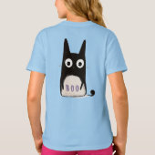 Cat and Halloween, personalized Tシャツ (裏面)