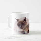 cat and hedgehog コーヒーマグカップ (正面左)