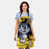 Cat and mouse. エプロン (着用した状態)