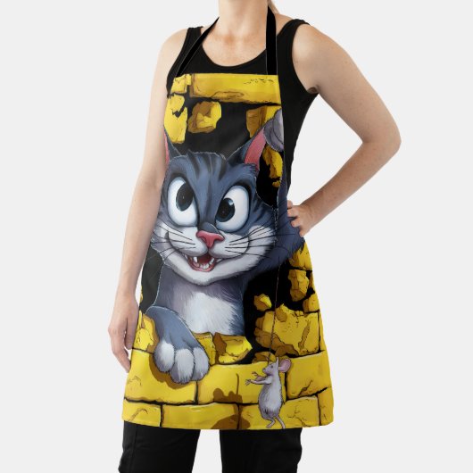 Cat and mouse. エプロン (インサイチュ)