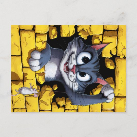 Cat and mouse. ポストカード (正面)