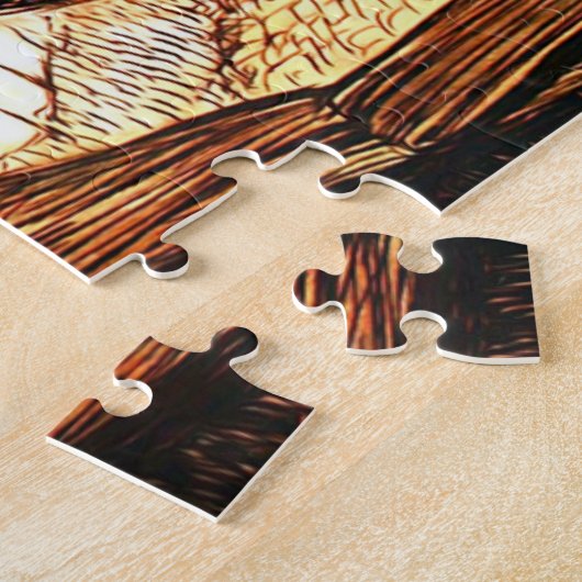 Cat and Mouse by Arthur Rackham ジグソーパズル (側面)