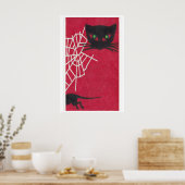 Cat and Mouse - Matchbox Print - Aesthetic Wall ポスター (キッチン)