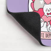 Cat Antidepressant Funny Cat Lover Gift マウスパッド (コーナー)