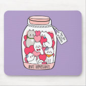 Cat Antidepressant Funny Cat Lover Gift マウスパッド (正面)