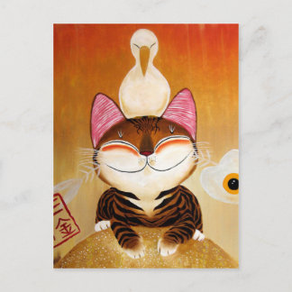 cat art – メタル(5つの要素) ポストカード