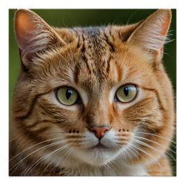 Cat Art 20" x 20インチ、ポスター紙（半光沢） ポスター