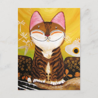 cat art - earth (5つの要素) ポストカード