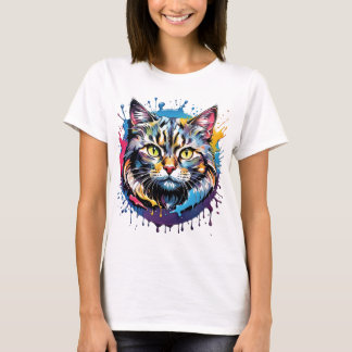 cat art ! tシャツ