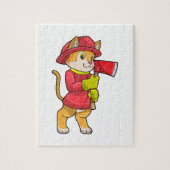 Cat as消防士とAx ジグソーパズル (縦)