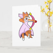 Cat as Bride 結婚 Brideのドレス.PNG カード (黄色い花)