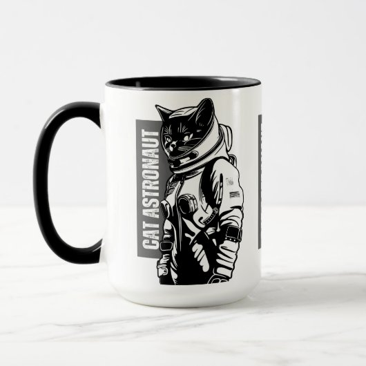 Cat Astronaut  マグカップ (左)