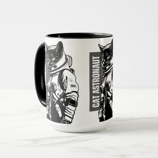 Cat Astronaut  マグカップ (正面左)