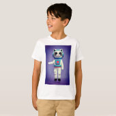 Cat Astronaut Tシャツ (正面フル)