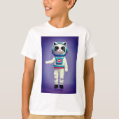 Cat Astronaut Tシャツ (正面)