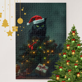 Cat-astrophe Christmas Holiday Chaos Funny Cat  ジグソーパズル