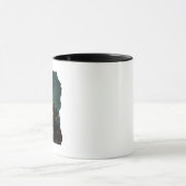 Cat-astrophe Christmas Holiday Chaos Funny Cat  マグカップ (中央)