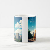 Cat at台北101台湾 コーヒーマグカップ (中央)