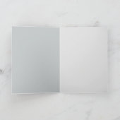 Cat at Windowノートカード カード (内部)