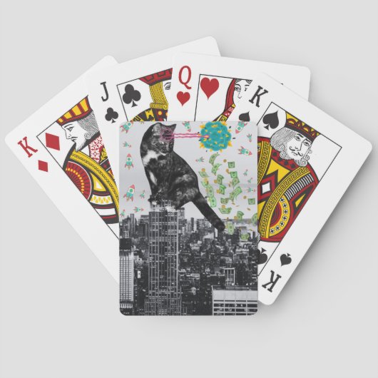 cat attack money boom! トランプ (裏面)