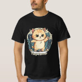 Cat Attack Tiny Terror Tシャツ (正面)