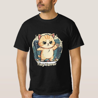Cat Attack Tiny Terror Tシャツ