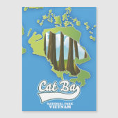 cat ba national park vietnam travel map (正面)