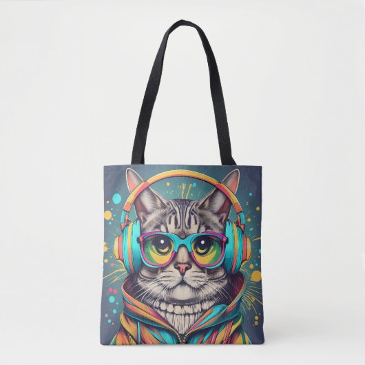 -Cat bag for shopping トートバッグ (正面)