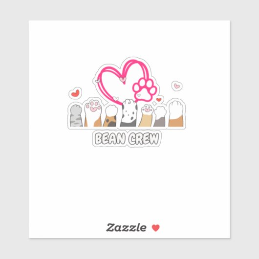 Cat Bean Crew シール (シート)