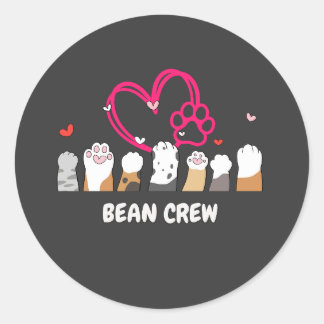 Cat Bean Crew ラウンドシール
