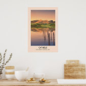 Cat Bells Lake District Travel Poster ポスター (キッチン)