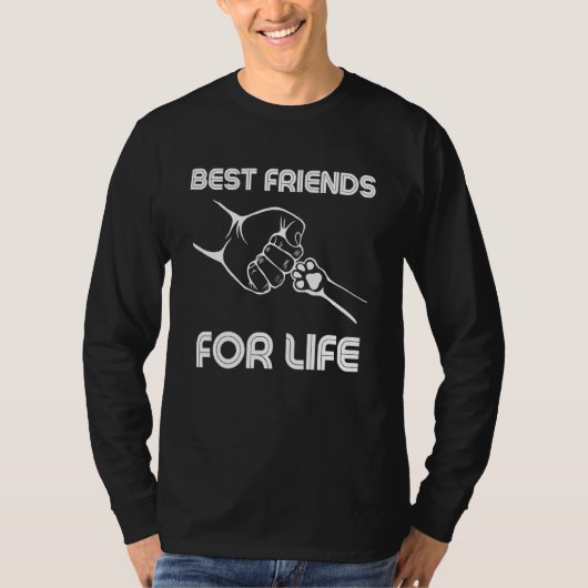 Cat Best Friends For Life First Bump Men Women Lov Tシャツ (正面)