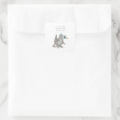 Cat Birthday スクエアシール (バッグ)