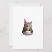 cat birthday 招待状 (正面)