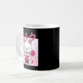 Cat Boba Tea Bubble Tea Anime Kawaii Neko Gift Kid コーヒーマグカップ (正面左)