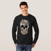 Cat Breed Animal Skull Shape Animation Skull Tシャツ (正面フル)