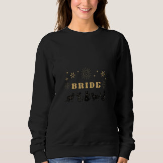 Cat Bride Wedding Bachelorette Party スウェットシャツ
