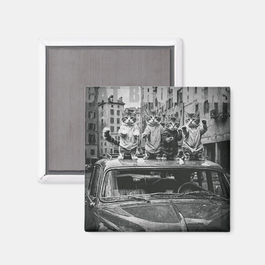 cat brothers マグネット (正面/裏面)