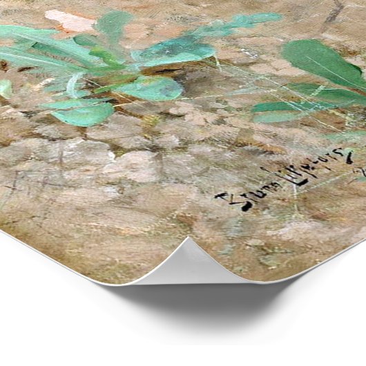 Cat, Bruno Liljefors ポスター (角)