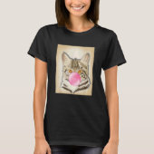 Cat Bubble Gum  Feline Tシャツ (正面)