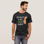 Cat Butt St Paddy s Lucky Green Saint Irish Shamro Tシャツ (正面フル)