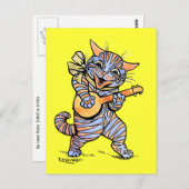 Cat by Louis Wain ポストカード (正面/裏面)