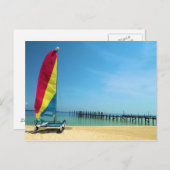 Cat by the Sea – セーリングポストカード ポストカード (正面/裏面)