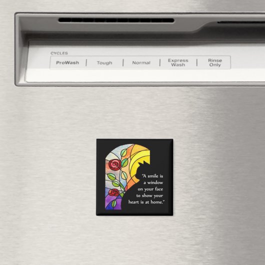 Cat by Window – マグネット (インサイチュ (食洗機))