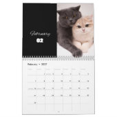 cat calendar 2024 – カレンモダンダーの切り取り カレンダー (2月 2027)