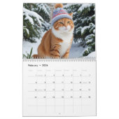 Cat Calendar 2025 カレンダー (2月 2026)