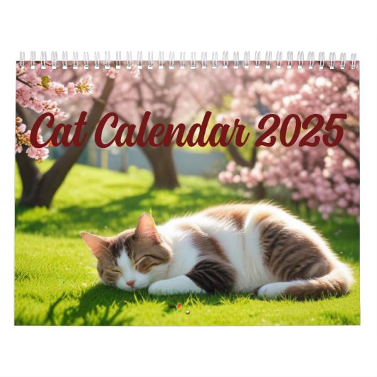 Cat Calendar 2025 カレンダー (カバー)