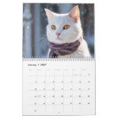Cat Calendar 2025 カレンダー (1月 2027)